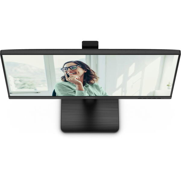 Monitor LED AOC 24P3CW 23.8 inch FHD IPS 5 ms 75 Hz Webcam USB-C Negru