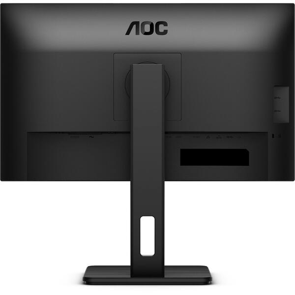 Monitor LED AOC 24P3CW 23.8 inch FHD IPS 5 ms 75 Hz Webcam USB-C Negru