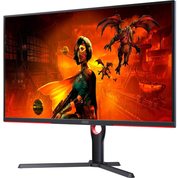 Monitor Gaming AOC U32G3X/BK 31.5 inch UHD IPS 1 ms 144Hz HDR Negru