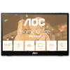 Monitor LED AOC Portabil 16T3EA 15.6 inch FHD IPS 4 ms 60 Hz USB-C Negru