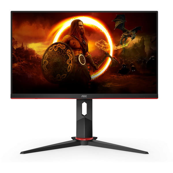 Monitor Gaming AOC AGON 24G2ZU 23.8 inch FHD IPS 0.5 ms 240 Hz Negru/Rosu