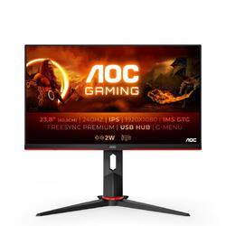 AGON 24G2ZU 23.8 inch FHD IPS 0.5 ms 240 Hz Negru/Rosu