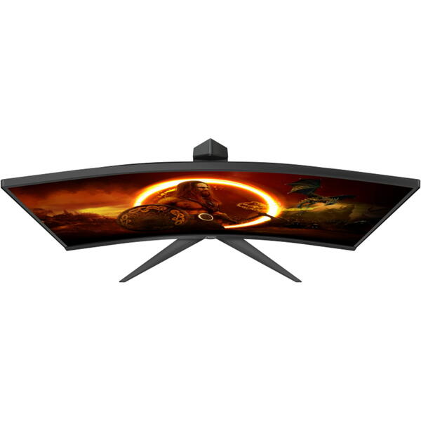 Monitor Gaming AOC AGON 27G2ZN3 27 inch FHD VA 0.5 ms 280 Hz HDR Negru/Rosu