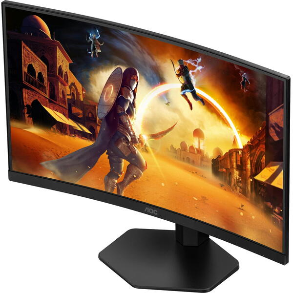 Monitor Gaming AOC C27G4ZXU 27 inch FHD VA 0.3 ms 280 Hz HDR Curbat Negru