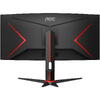 Monitor Gaming AOC CU34G2X 34 inch UWQHD VA 1 ms 144 Hz Curbat Negru/Rosu