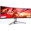 Monitor Gaming AOC AGON AG493UCX2, 48.8 inch 5K VA 1ms 165Hz Negru