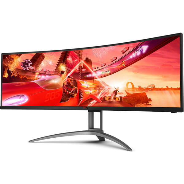 Monitor Gaming AOC AGON AG493UCX2, 48.8 inch 5K VA 1ms 165Hz Negru