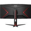 Monitor Gaming AOC AGON CU34G2XP 34 inch UWQHD VA 1 ms 180 Hz HDR Curbat Negru/Rosu