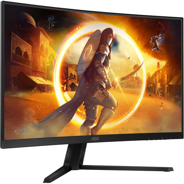 Monitor Gaming AOC CQ32G4VE 31.5 inch QHD VA 0.5 ms 180 Hz HDR Curbat Negru