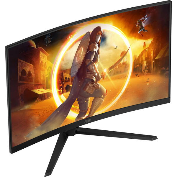 Monitor Gaming AOC CQ32G4VE 31.5 inch QHD VA 0.5 ms 180 Hz HDR Curbat Negru