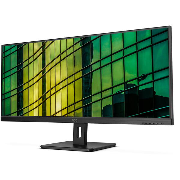 Monitor LED AOC U34E2M 34 inch UWQHD VA 4 ms 100 Hz Negru