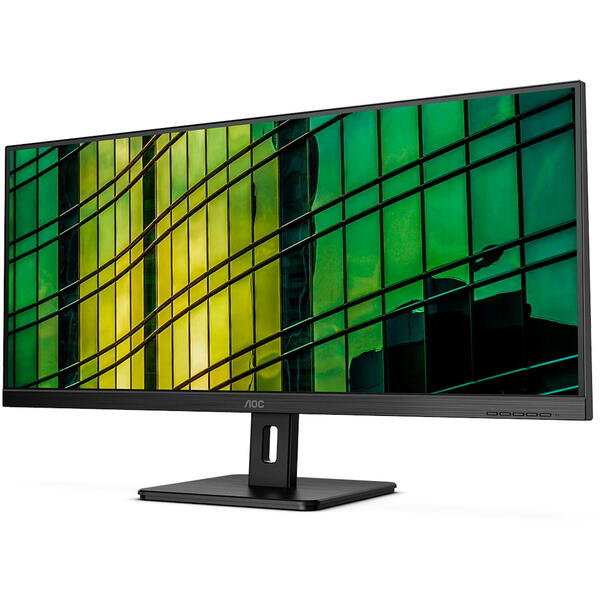 Monitor LED AOC U34E2M 34 inch UWQHD VA 4 ms 100 Hz Negru