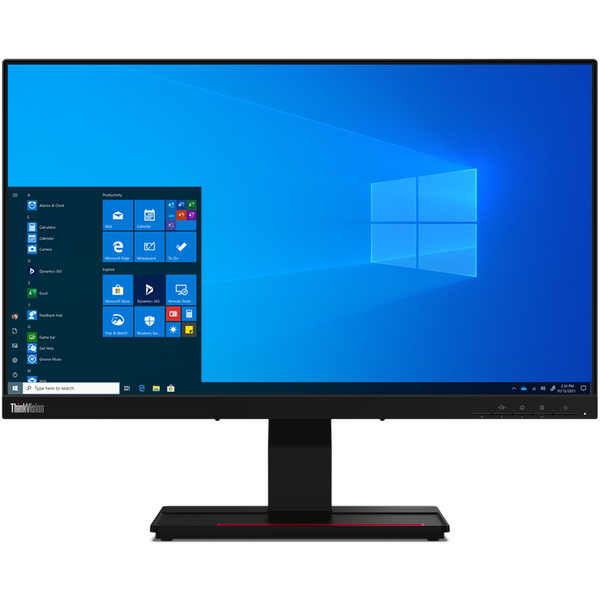 Monitor LED Lenovo ThinkVision T24t-20 23.8 inch FHD IPS 4 ms 60 Hz USB-C Negru