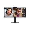 Monitor LED Lenovo ThinkVision P34w-20 34 inch UWQHD IPS 4 ms  60 Hz USB-C Webcam Negru