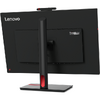 Monitor LED Lenovo ThinkVision T27hv-30 27 inch QHD IPS 4 ms 75 Hz Webcam USB-C Negru