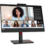 Monitor LED Lenovo ThinkVision T24mv-30 23.8 inch FHD IPS 4 ms 75 Hz Webcam USB-C Negru