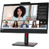 Monitor LED Lenovo ThinkVision T24mv-30 23.8 inch FHD IPS 4 ms 75 Hz Webcam USB-C Negru