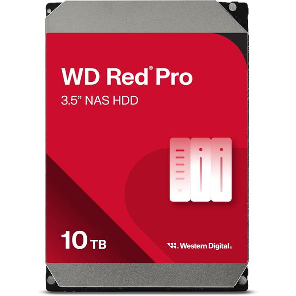 Hard Disk WD Red Pro 10TB SATA 3 7200RPM 512MB