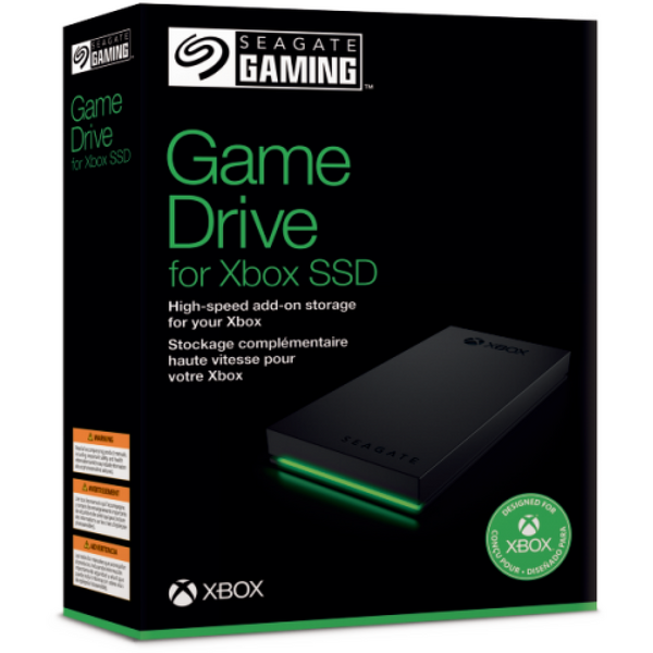 Hard Disk Extern Seagate Game Drive 1TB, USB 3.2, compatibil cu Xbox One, Black