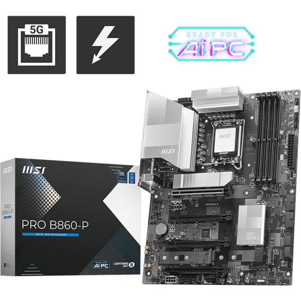 Placa de baza MSI PRO B860-P, Socket 1851