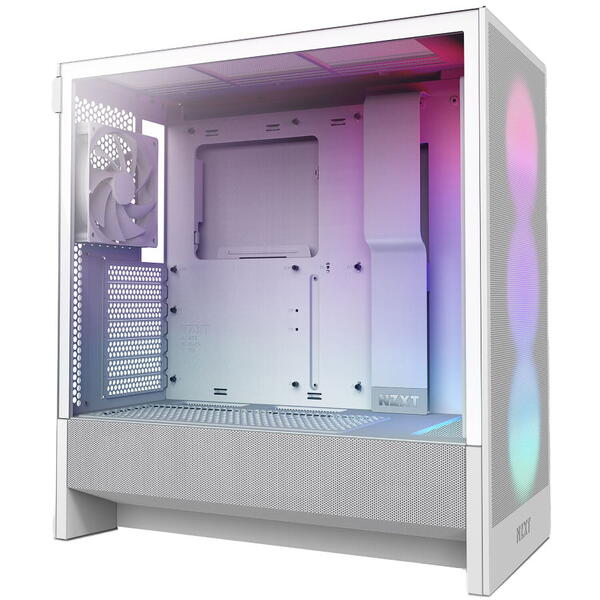 Carcasa NZXT H5 Flow RGB (2024), White