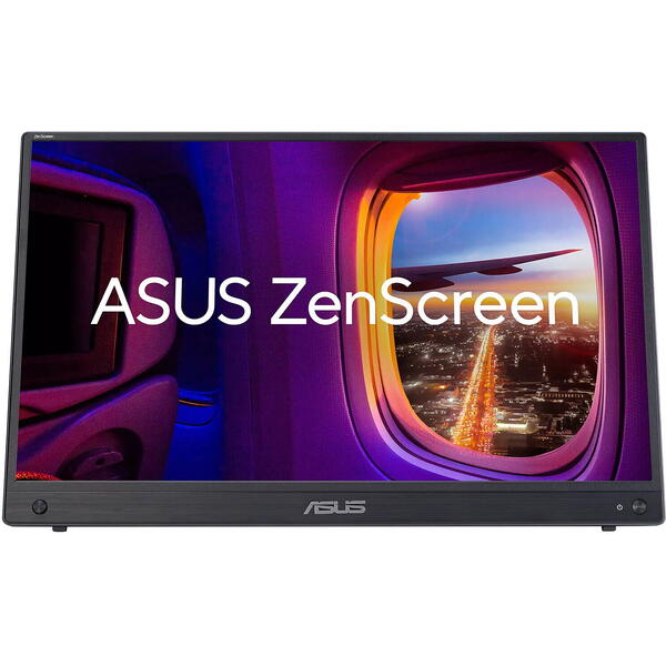 Monitor portabil Asus ZenScreen MB16AHG 15.6 inch FHD IPS 3 ms 144 Hz USB-C Negru