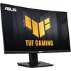 Monitor Gaming Asus TUF VG24VQER 23.6 inch FHD VA 1 ms 180 Hz Curbat Negru