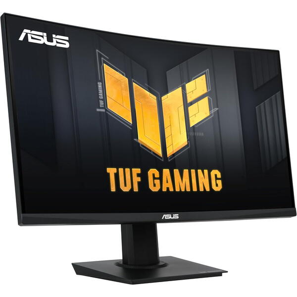 Monitor Gaming Asus TUF VG24VQER 23.6 inch FHD VA 1 ms 180 Hz Curbat Negru