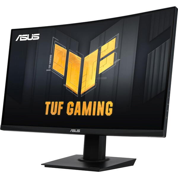 Monitor Gaming Asus TUF VG24VQER 23.6 inch FHD VA 1 ms 180 Hz Curbat Negru