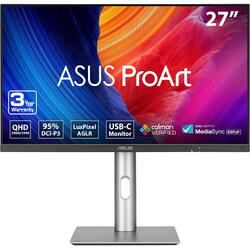 ProArt PA278CFRV 27 inch QHD IPS 5 ms 100 Hz USB-C HDR Argintiu