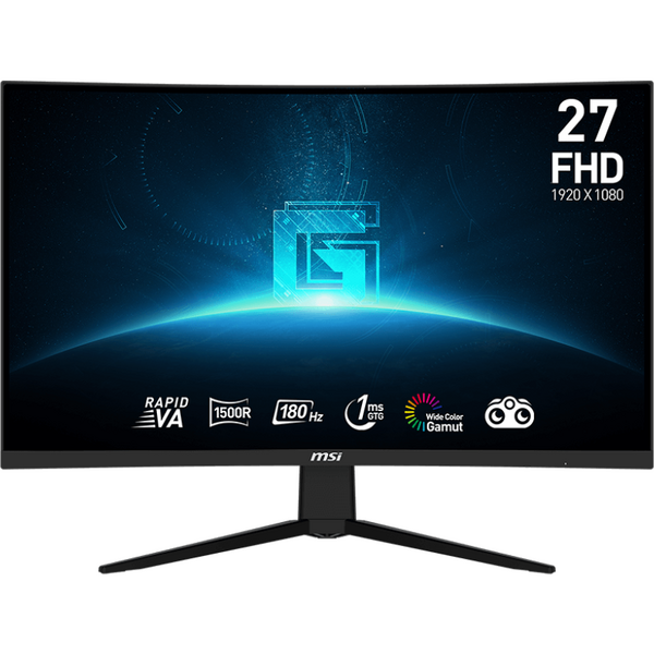 Monitor LED MSI G27C3F 27 inch FHD VA 1 ms 180 Hz Curbat Negru