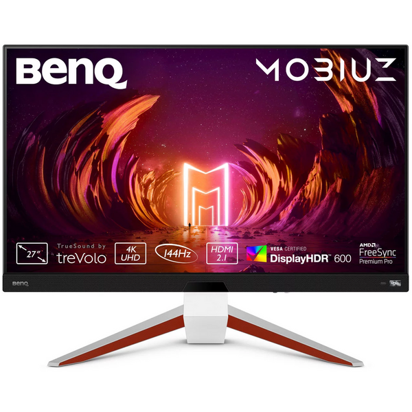 Monitor Gaming Benq EX2710U 27 inch UHD IPS 1 ms 144 Hz HDR Alb/Argintiu