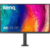 Monitor LED Benq PD2705UA 27 inch UHD IPS 5 ms 60 Hz USB-C HDR Negru