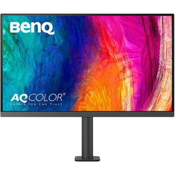 Monitor LED Benq PD2705UA 27 inch UHD IPS 5 ms 60 Hz USB-C HDR Negru