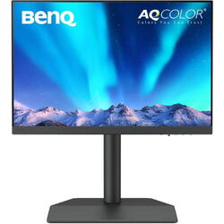 Monitor LED Benq SW242Q 24.1 inch WQXGA IPS 5 ms 60 Hz USB-C HDR Negru