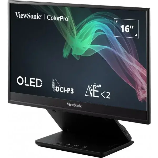 Monitor portabil ViewSonic VP16-OLED 15.6 inch FHD OLED 1 ms 60 Hz USB-C Negru