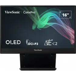 Monitor portabil ViewSonic VP16-OLED 15.6 inch FHD OLED 1 ms 60 Hz USB-C Negru