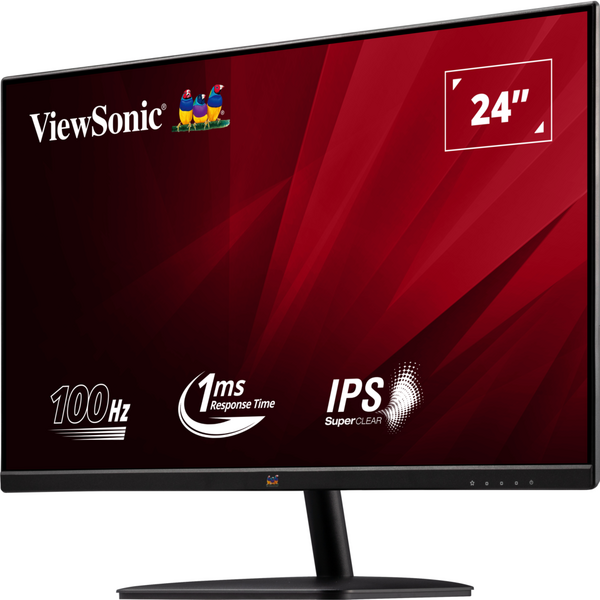 Monitor LED ViewSonic VA2432-H 23.8 inch FHD IPS 4 ms 75 Hz Negru