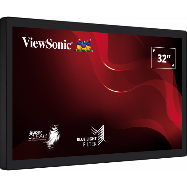 Monitor LED ViewSonic TD3207 Touchscreen 31.5 inch FHD VA 4 ms 60 Hz Negru