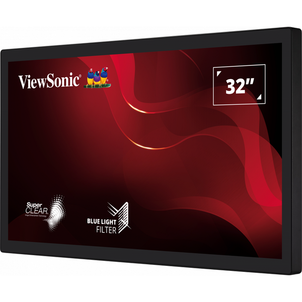 Monitor LED ViewSonic TD3207 Touchscreen 31.5 inch FHD VA 4 ms 60 Hz Negru