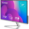 Monitor LED ViewSonic VX2776-SMH 27 inch FHD IPS 4 ms 75 Hz Argintiu