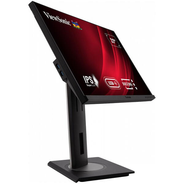 Monitor LED ViewSonic VG2756-4K 27 inch UHD IPS 5 ms 60 Hz USB-C Negru