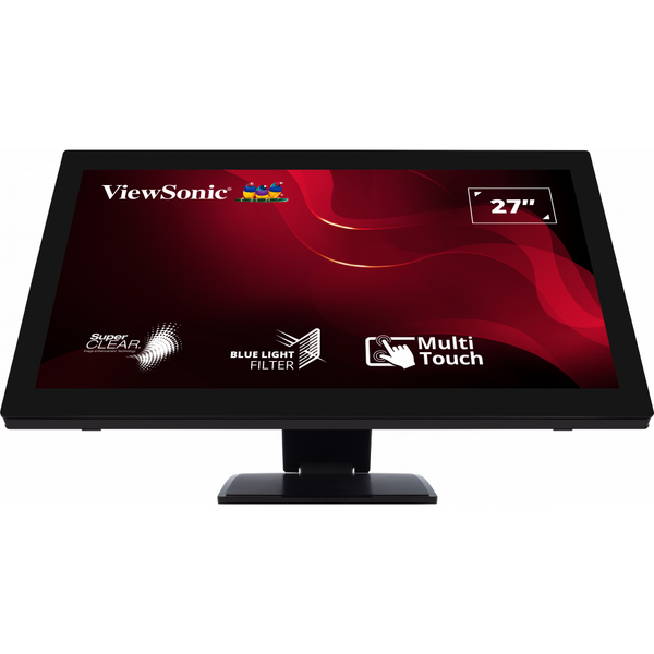 Monitor LED ViewSonic TD2760 Touchscreen 27 inch FHD VA 6 ms 60 Hz Negru