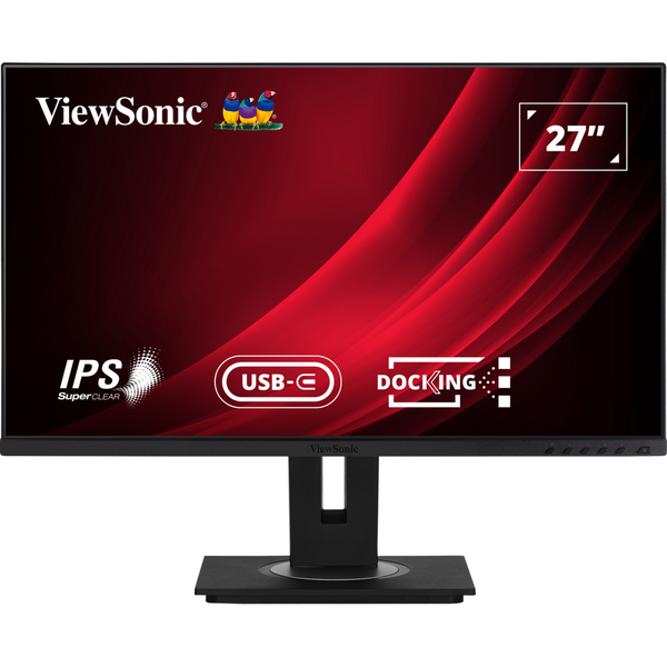 Monitor LED ViewSonic VG2756-2K 27 inch QHD IPS 5 ms 60 Hz USB-C Negru