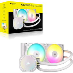 Cooler Corsair NAUTILUS 240 RS ARGB, 240mm, Alb