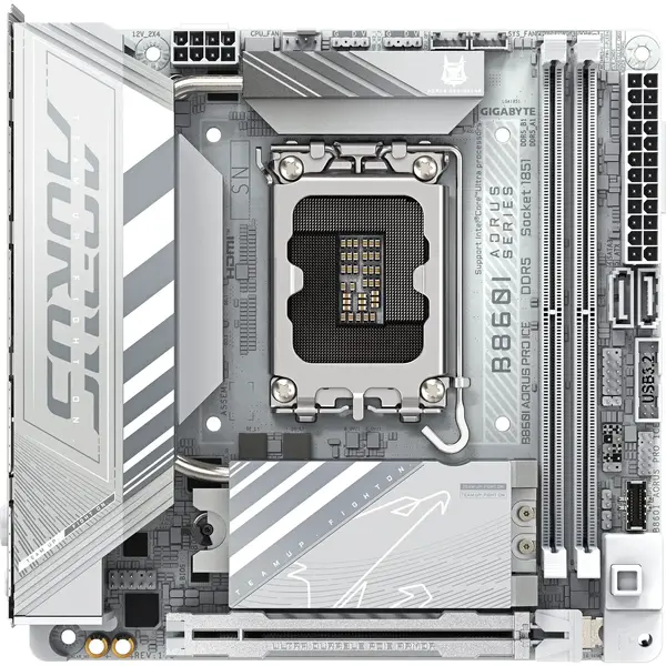 Placa de baza Gigabyte B860I AORUS PRO ICE Socket 1851