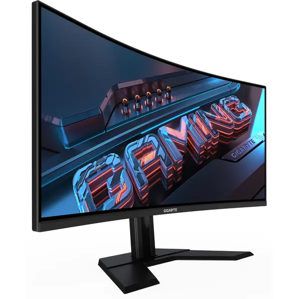 Monitor Gaming Gigabyte G34WQCP 34 inch UWQHD VA 1 ms 180 Hz HDR Curbat Negru