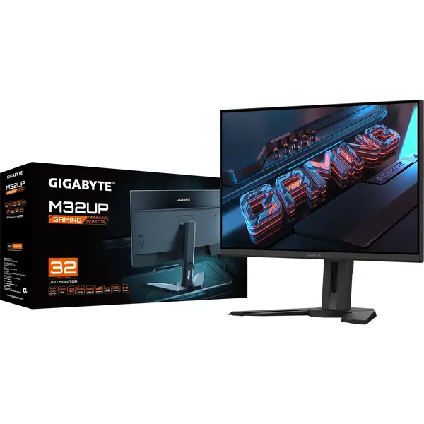 Monitor Gaming Gigabyte M32UP 31.5 inch UHD IPS 1 ms 160 Hz USB-C HDR Negru