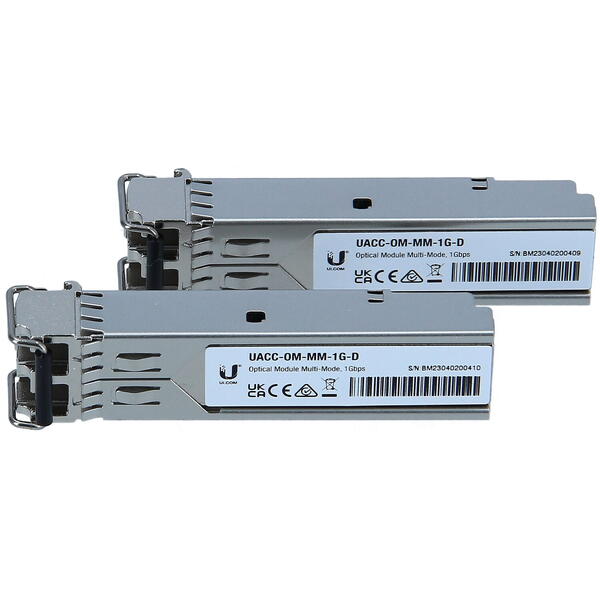 Modul SFP Ubiquiti UACC-OM-MM-1G-D-2, 1Gbps, 2-PACK