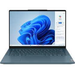 Laptop Lenovo Yoga Pro 7 14AHP9, 14.5 inch 3K IPS 120Hz, AMD Ryzen 7 8845HS, 16GB LPDDR5X, 1TB SSD, AMD Radeon 780M, Tidal Teal, 3Yr Onsite Premium Care